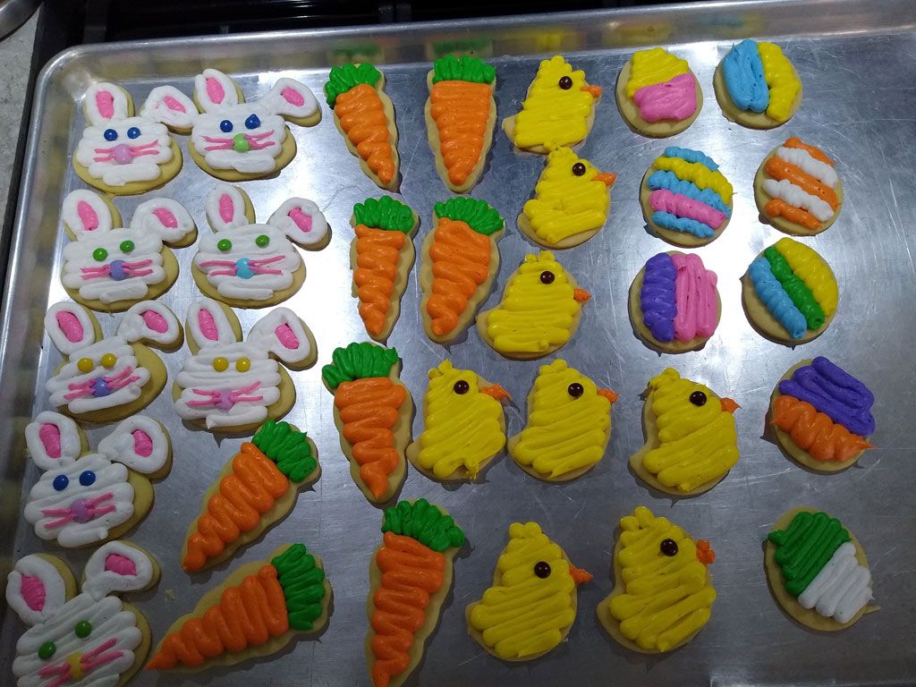 Spring, Valentine, and Easter Cookies